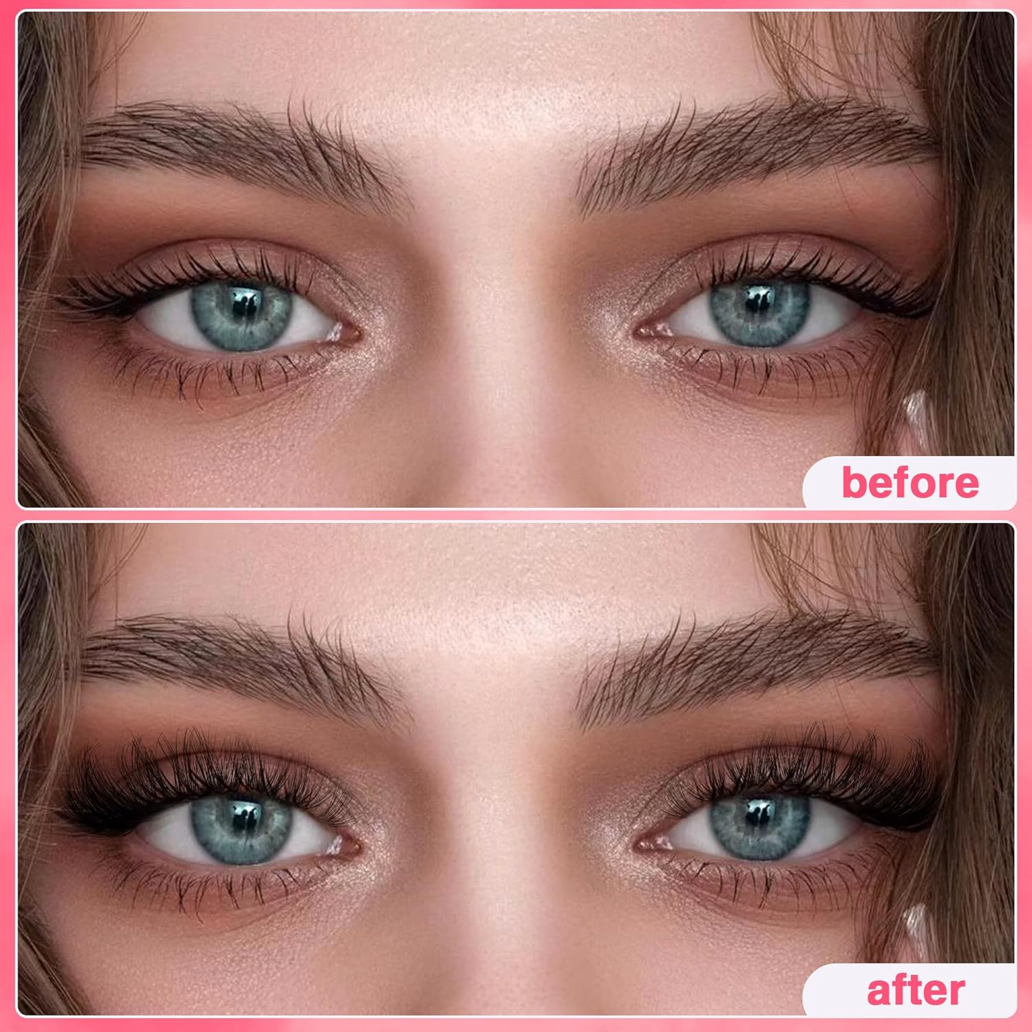 Lightweight Cat Eye False Eyelashes, Natural Look Wispy False Eyelashes for, Volumized Lash Extension Trending Product, Daily Eyelash Extension Kit, Makeup Products, High Quality Eyelashes, Eyelash Clusters, Fancy Lashes Cosmetic, DIY False Eyelashes