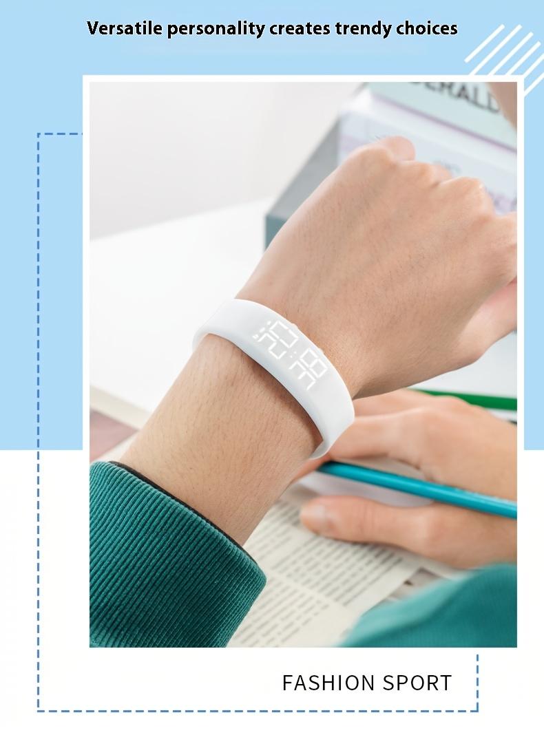 LED Display Multi-Function Fashion Watch Vibrating Alarm Pedometer Sports Timer Calorie And Distance Tracking Lightweight Design Comfortable Wear Built-In Night Light Ideal for School And Sports Top Choice for Birthday Gifts