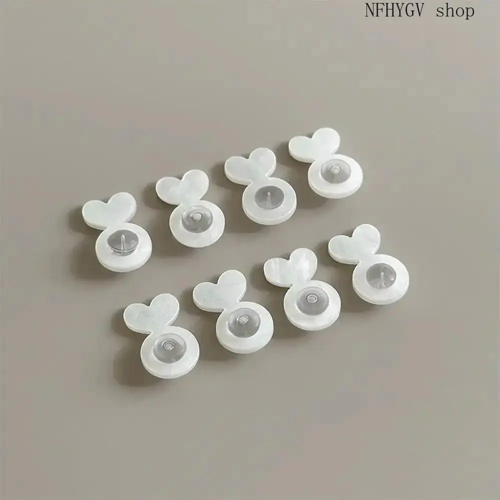 Transparent Silicone Earring Lifters Set Of 10, Hypoallergenic Invisible Earring Backs, Ultra-Light Instant Lift Support For Secure Wearing Heavy Stud Earrings