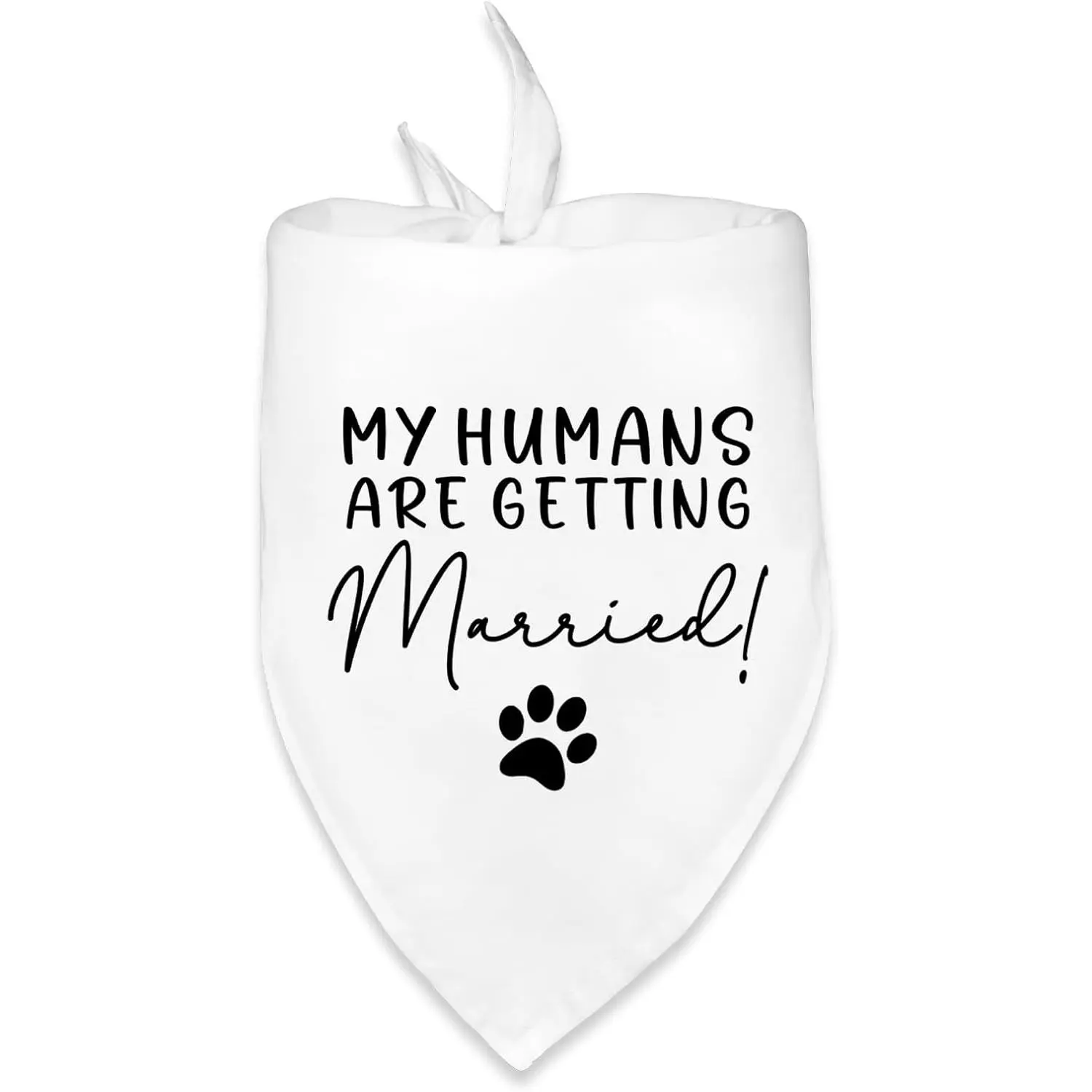 Dog Wedding Engagement Bandana Apparel & Accessories My Humans are Getting Married!Pet Dog Bandana Scarf Wedding Photo Prop Outfit Funny Engagement Party Decorations Gifts