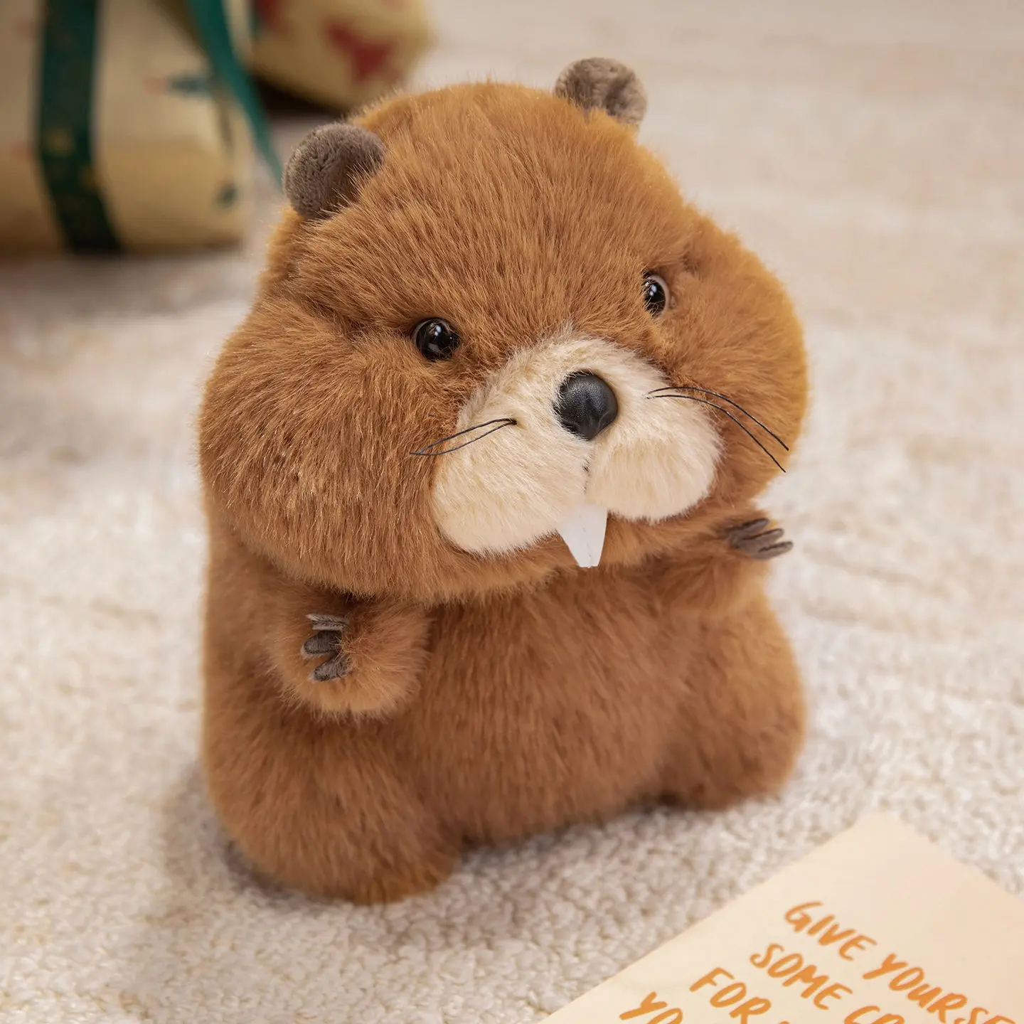 Cute Groundhog Soft Plush Doll, Adorable Collectible Plush Animal, Perfect Gift for Kids and Adults, Soft and Cozy Plush Toy, Huggable Stuffed Animal, Stuffed Animal Collectibles