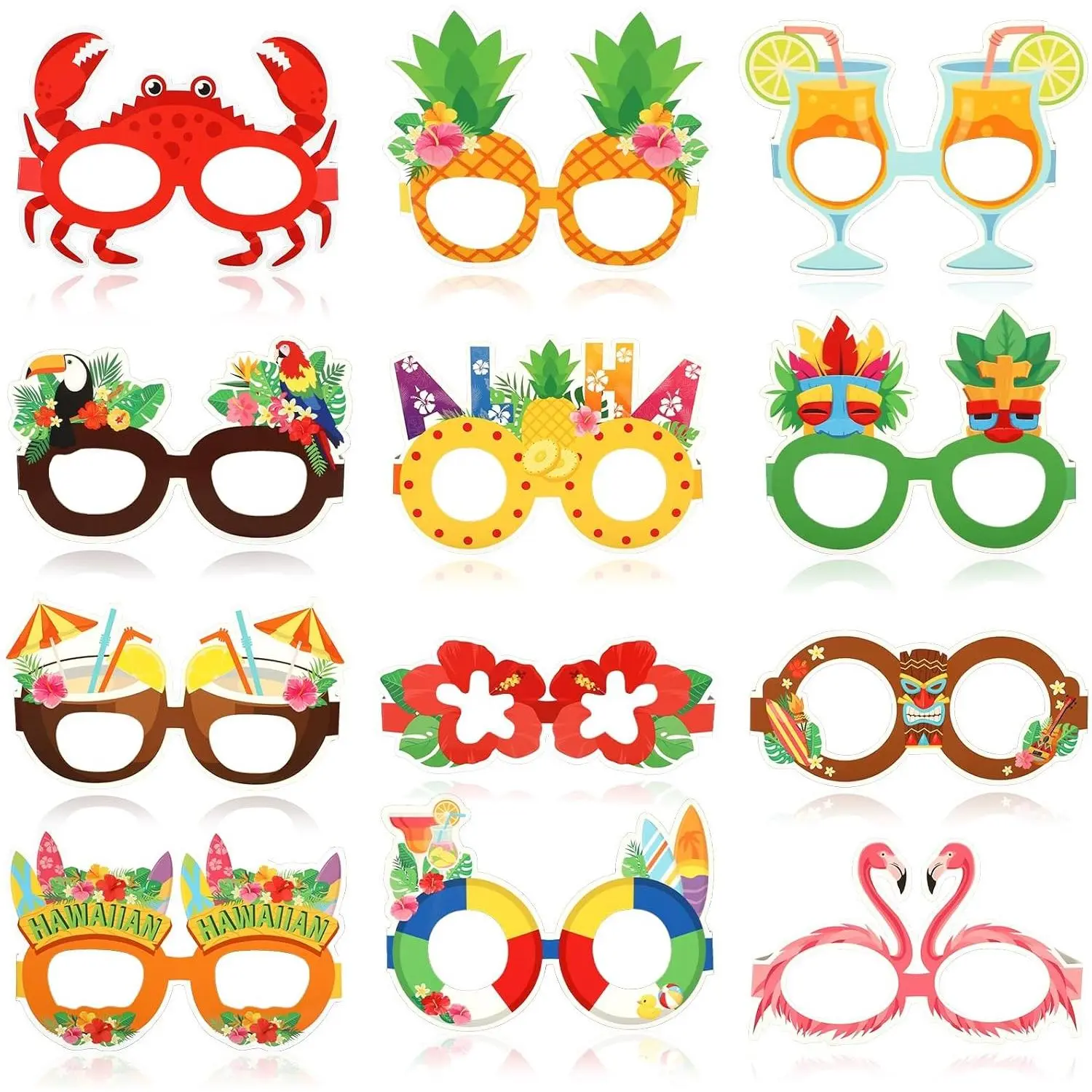 Paper Glasses Party Favors Eyeglasses Decor for Accessories Photo Props