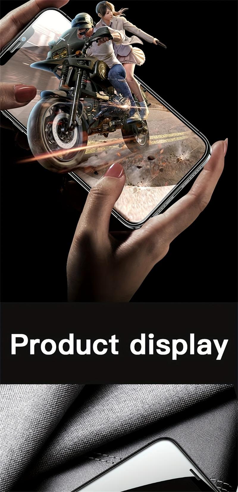 4-piece 2025 hot-selling HD full-coverage screen protector for iPhone 16 15 14 13 12 11 Pro Max tempered glass, protective glass