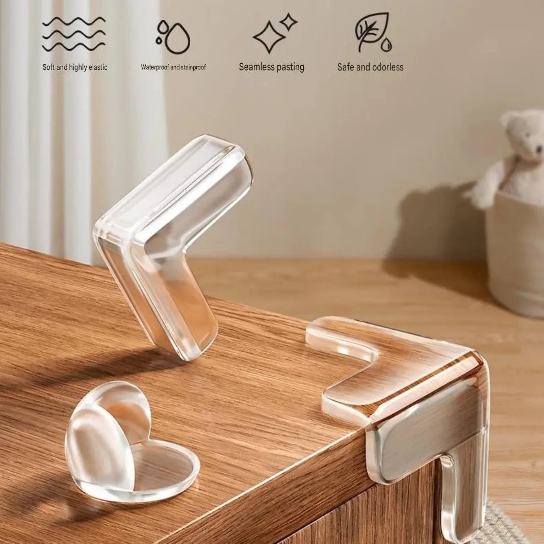 10-Pack Baby Corner Protectors, Transparent Edge Guards, Soft Padding for Furniture Safety, Infant Collision Protection, Sharp Corner Shields, Nursery