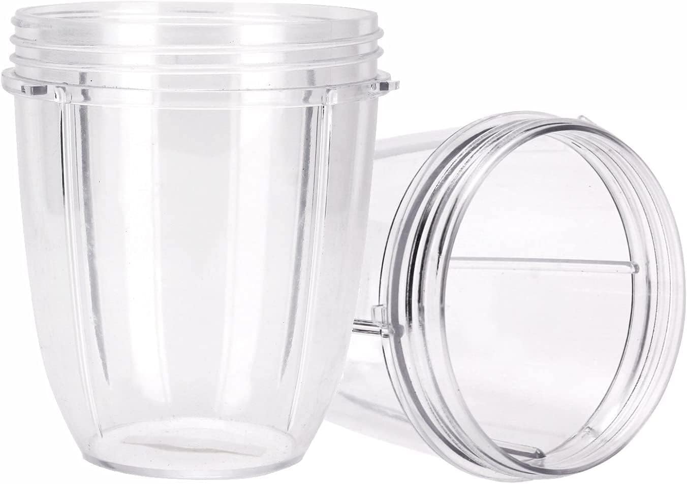 Nutribullet Blender 18 oz Cup with Removable Handle Lip Ring, Compatible with Replacement  18 oz for Nutribullet 600W 900W Blenders