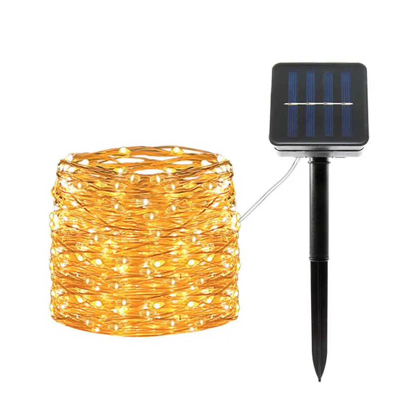 Flacchi 1-Pack Solar Outdoor String Lights, 72/105FT 200/300 LED Waterproof Fairy Lights with 8 Modes for Garden, Party, Patio Decor, Solar Outdoor Lights-YY2