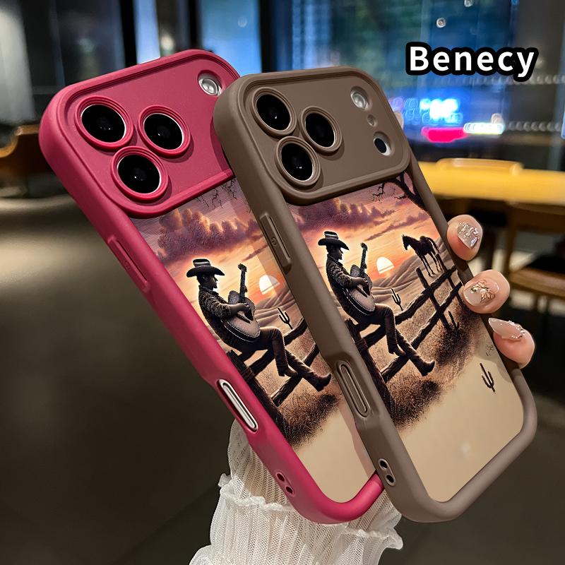 TPU Phone Case for iPhone 17 Pro Max 16 15 14 Plus 13 12 Mini 11 XR X XS Air E Western Culture Cowboy Pattern Pocket-Friendly Shockproof Silicone Protective Soft Smartphone Casing TPU Phone Case for iPhone 17 Pro Max 16 15 14 Plus 13 12 Mini 11 XR X XS Air E Western Culture Cowboy Pattern Pocket-Friendly Shockproof Silicone Protective Soft Smartphone Casing