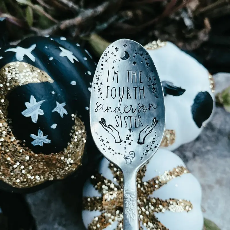 1pc The Fourth Sanderson Sister | Halloween Stainless Steel Spoon | Witch | Potion | Halloween | Hollow Night | Hocus Pocus | Coffee Spoon
