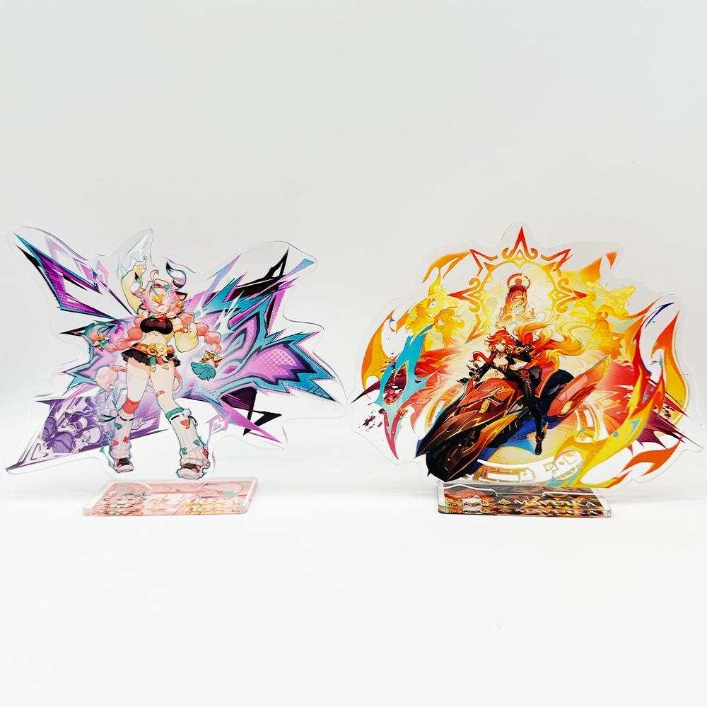 Flins Durin Mavuika Citlali Zibai Columbina Xiao Arlecchino Acrylic Anime Model Furina Collect Desktop Decoration Keychains Gift