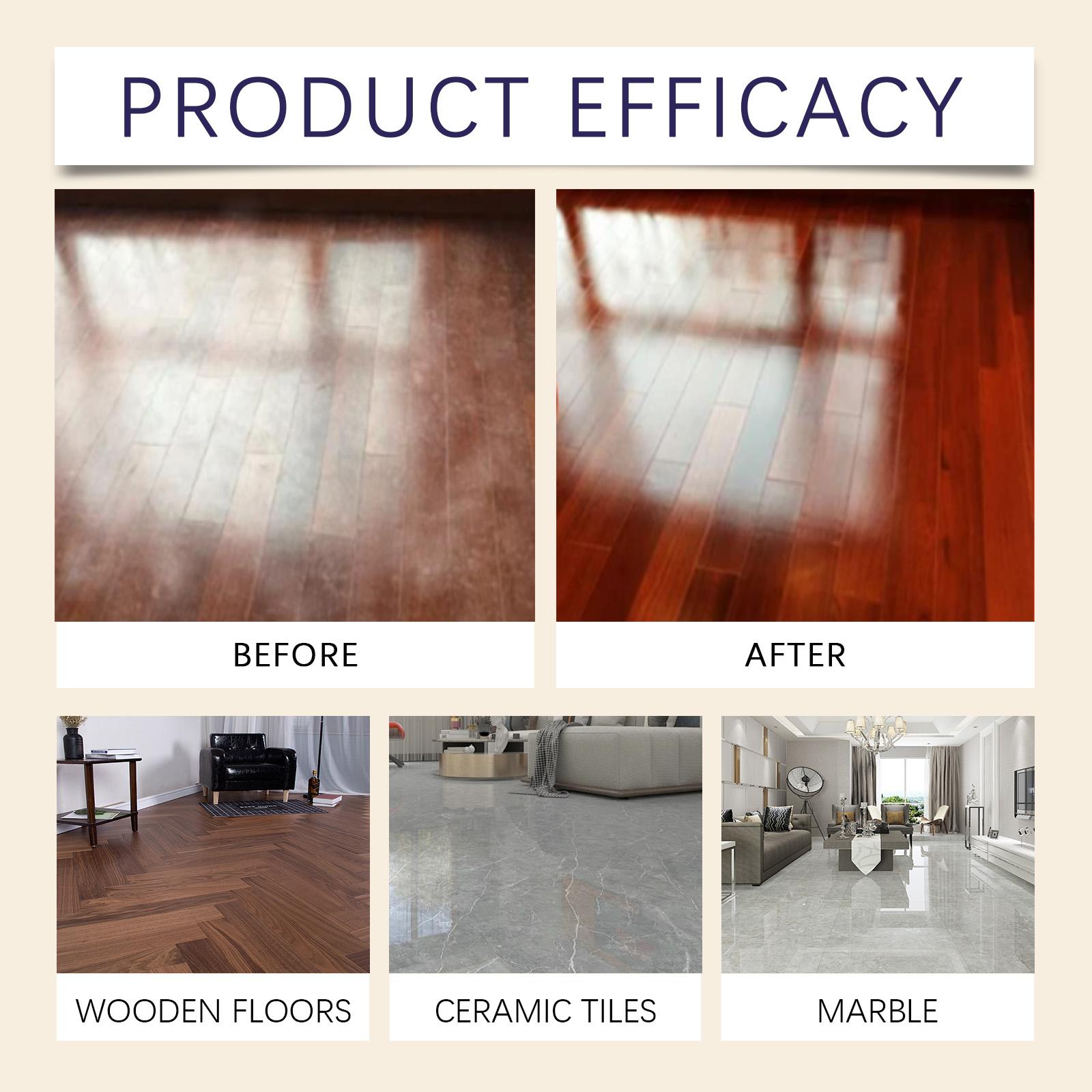 Jakehoe Household Floor Cleaner Gentle Stain Removal Fresh Scent Tile Wood Floor Brightening Special Mopping Solution