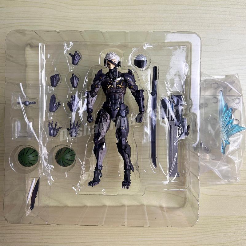 Kaiyodo Revoltech Metal Gear Solid Raiden Action Figure PVC Movable Model #140 Collection 15cm Solid Snake Jack Figurine Toys popular