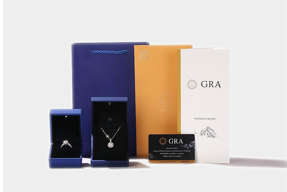 Synthetic Moissanite earrings Set 925 Sterling Silver[E13185]