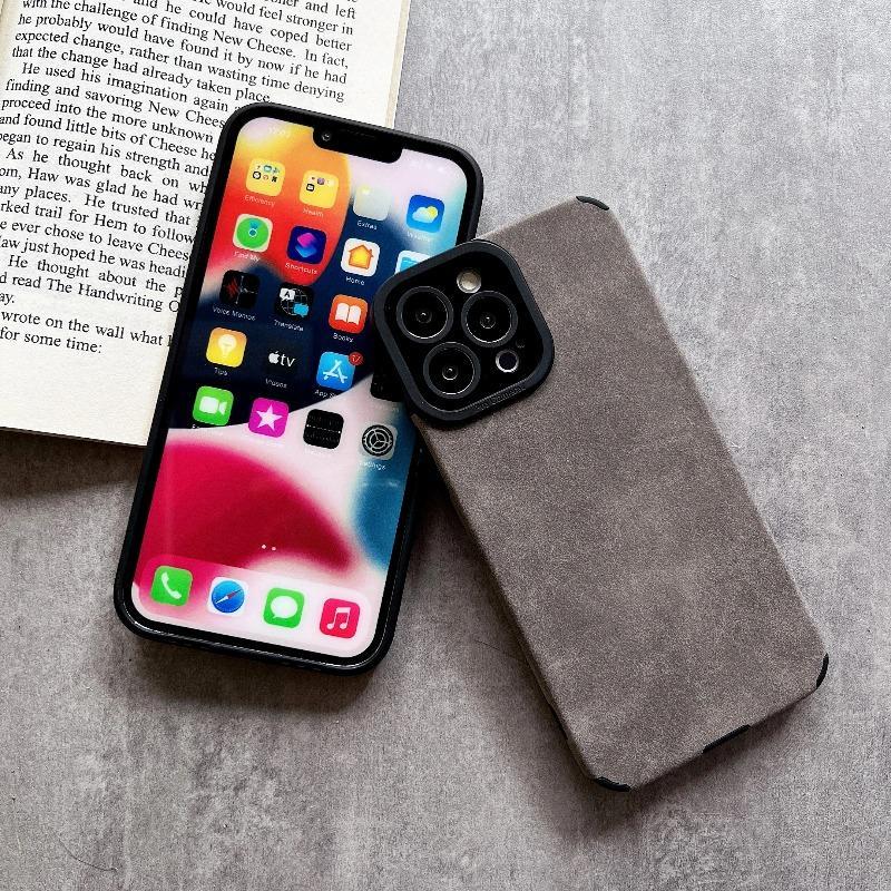 DarlingCase Matte Leather iPhone 17 Pro Max Case, Fits iPhone 15 Pro Max, iPhone 14 Pro, iPhone 13, Luxury Soft Back Cover with Lens Protection – Sleek Look, Premium Feel, Daily Ready