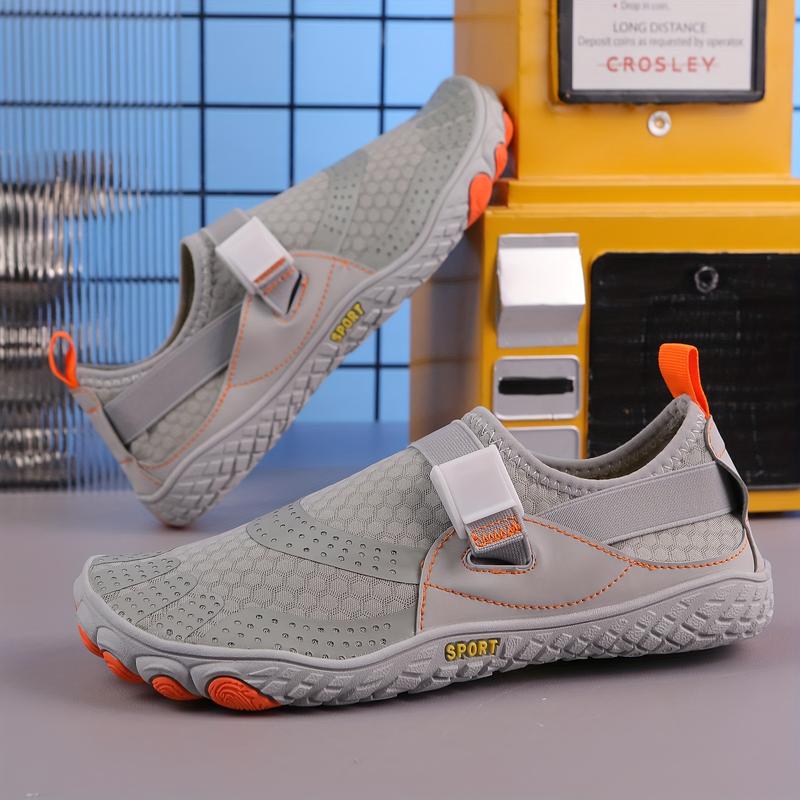 Men's river trekking shoes, wading shoes, beach shoes, reef non-slip men's quick-drying barefoot hiking shoes, swimming shoes, swimming water shoes, snorkeling shoes, suitable for beach vacations, camping, beach parties, five-finger men's shoes, soft, gym