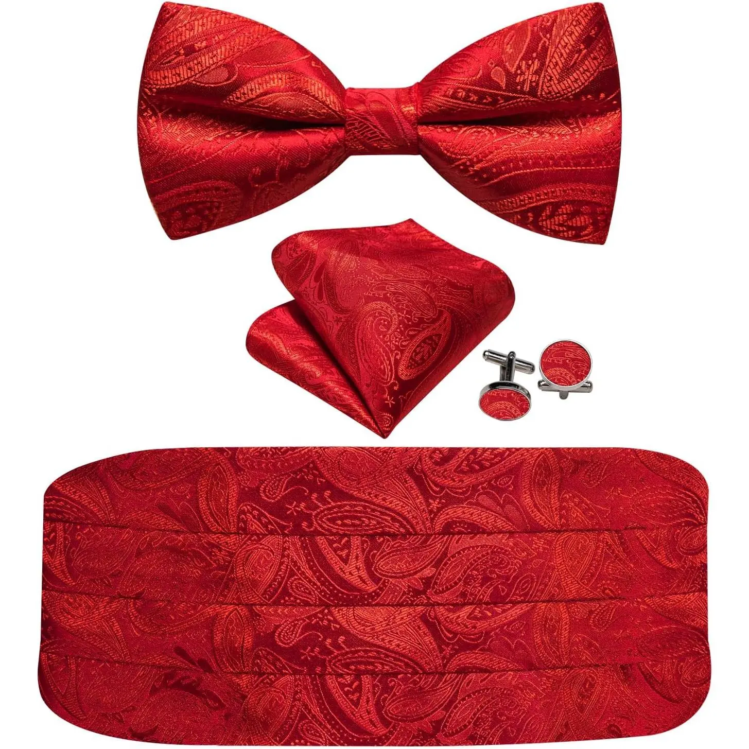 Pure Red Paisley