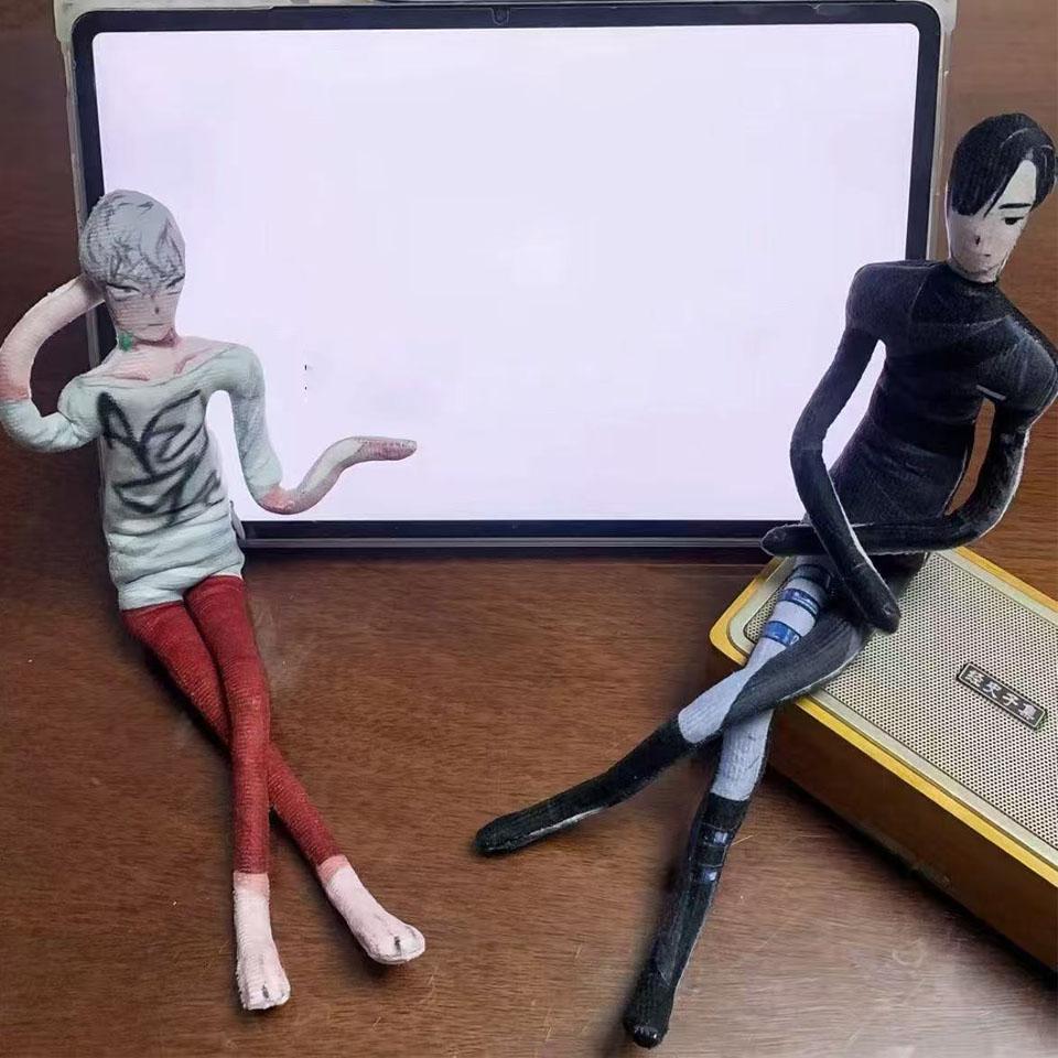 Anime Alien Stage Ivan Till Cosplay Doll Stuffed Dolls Funny Abstract Twistable Shape Room Decoration Figure Accessories