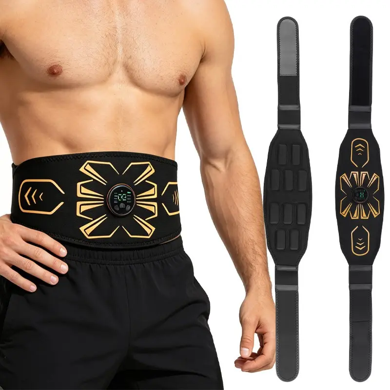 Smart Shapewear Waist Trainer, Abdominal Muscle Massager, 10 Modes, 30 Settings, Core Fitness Belt for Exercise, Rechargeable Wellness Belt