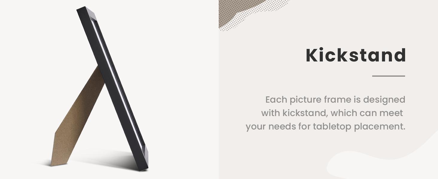 10 Pack Picture Frames Collage Wall Decor for Mounting or Tabletop Display, Photo Gallery Frame Set for Family, Multi Sizes Including 8x10, 5x7, 4x6, Black