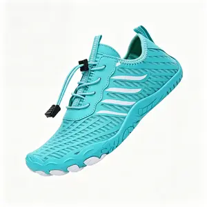 2026 New Light Blue Minimalist Barefoot Sports Shoes, Breathable Mesh Quick-Dry Footwear for River Trekking & Workout