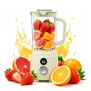 600 ML Portable Compact Design Juicer Cup Wireless USB Rechargeable Blender with LED Display, 10 Blades Ice Crushing Smoothie Maker for Travel Gym Home Outdoor