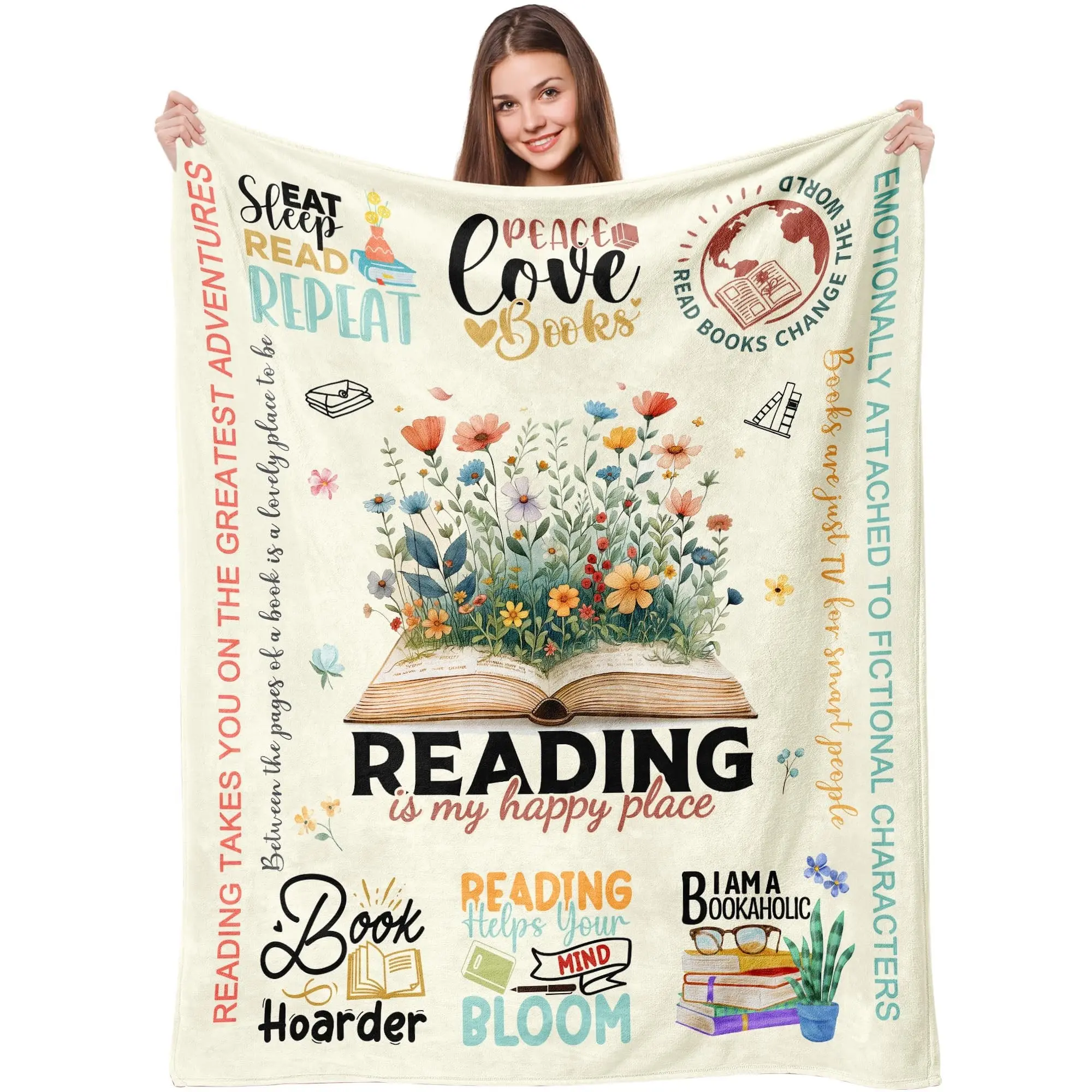 1PC gifts for book lovers, gifts for book-loving women, book rugs, gifts for readers, book lovers, reading gifts for book lovers
