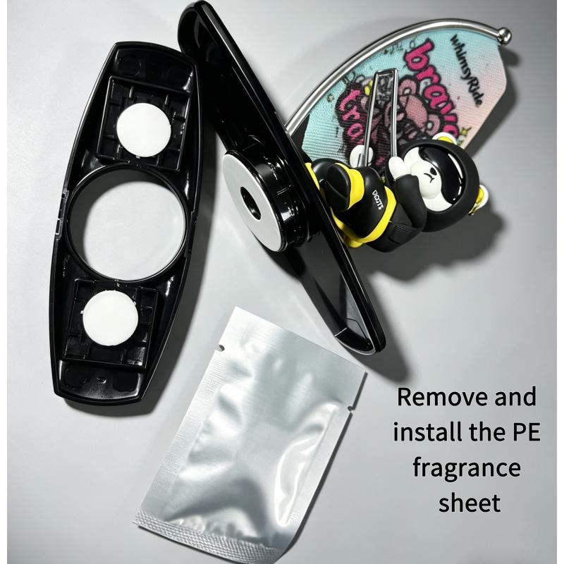 Cute Surf Bear Car Air Freshener,Reusable & Customizable Scent Diffuser ,Car fragrance,Mother's Day gift