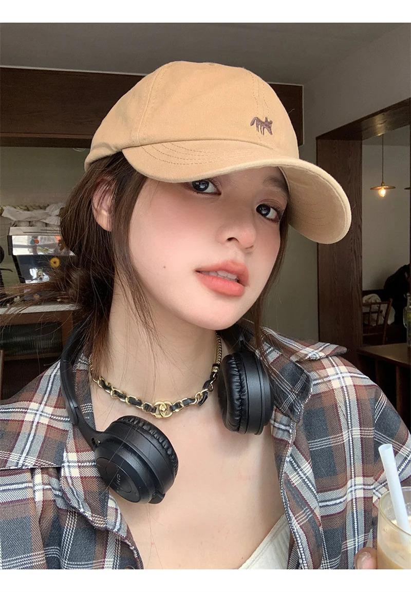 Fashion Cartoon Fox Embroidery Baseball Caps Men Women Snapback Hip Hop Hat Summer Breathable Sun Gorras Unisex Streetwear Bone