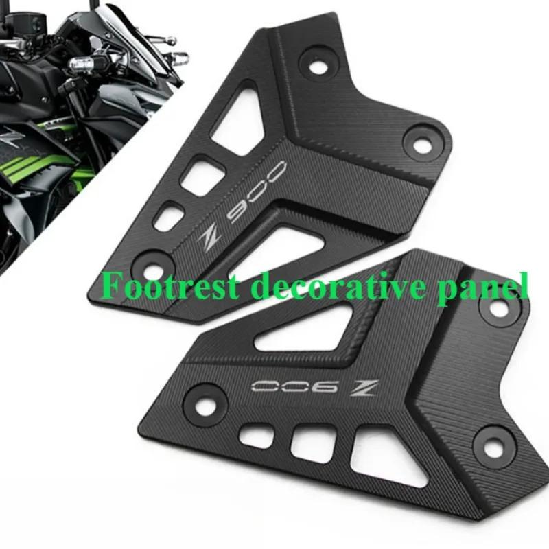 For KAWASAKI Z900 Z 900 Motorcycle Accessories FootPeg Footrest Rear Set Heel Plates Guard Protector