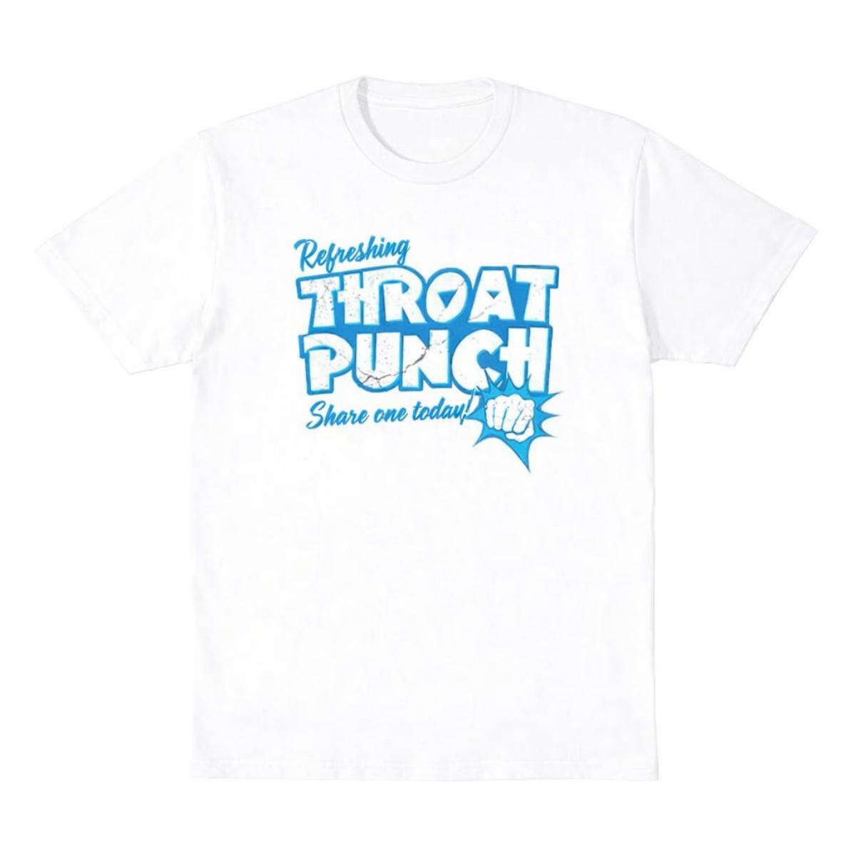 Throat Punch Funny Graphic Tee |   Unisex Soft Cotton Streetwear Short Sleeve T-Shirt