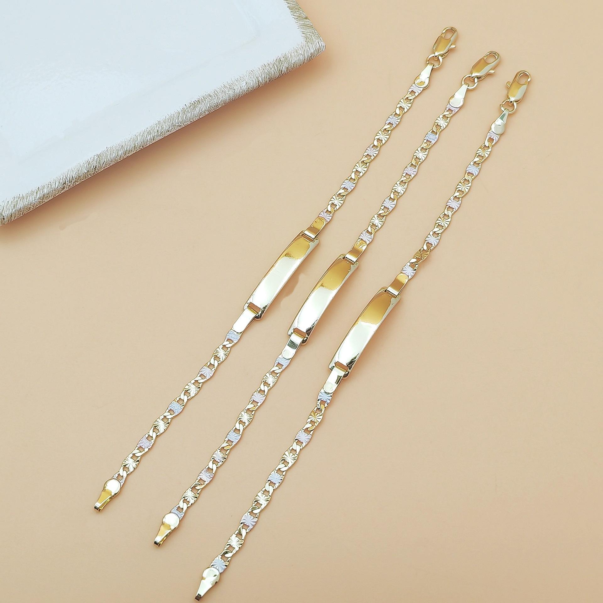 Custom Engravable Curved Bar Bracelet for Men & Women 3 Color Polished Blank ID Bar Handmade DIY Jewelry Minimalist Personalized Unisex Gift for Couples & Friends