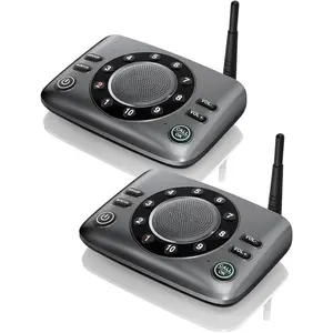 Hands-Free Intercoms  for  Business,  Upgrade Two Way Audio Intercom System for , Full Duplex Room to Room Intercom with 5280 ft Range Clear Sound Anti-Interference, Pack of 2