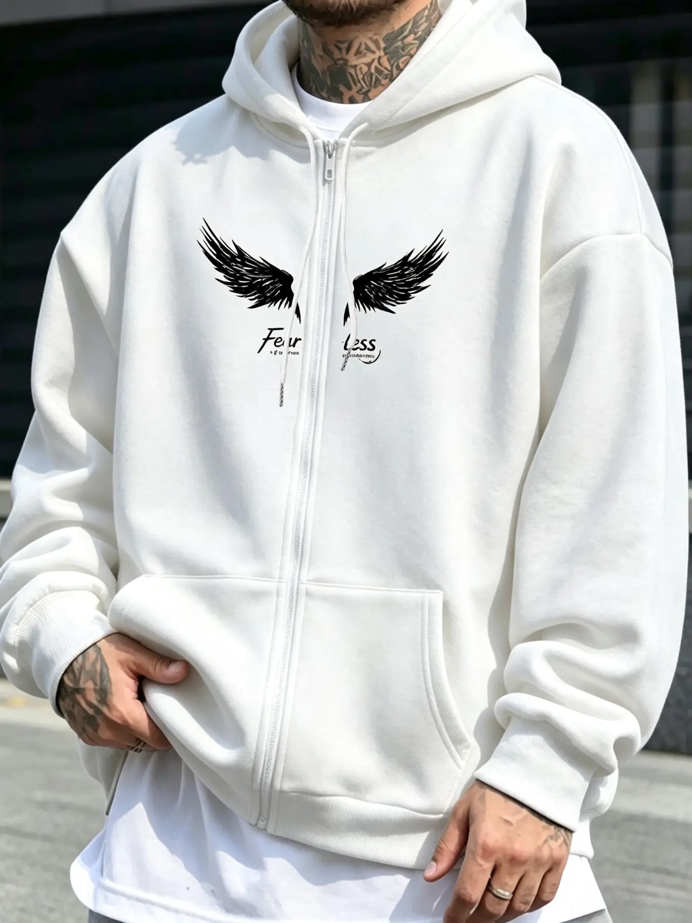 New Men's Plus Size Jacket, Casual Fashion Versatile Zipper Style, Trendy Outerwear for Everyday Wear, Comfortable and Stylish Design