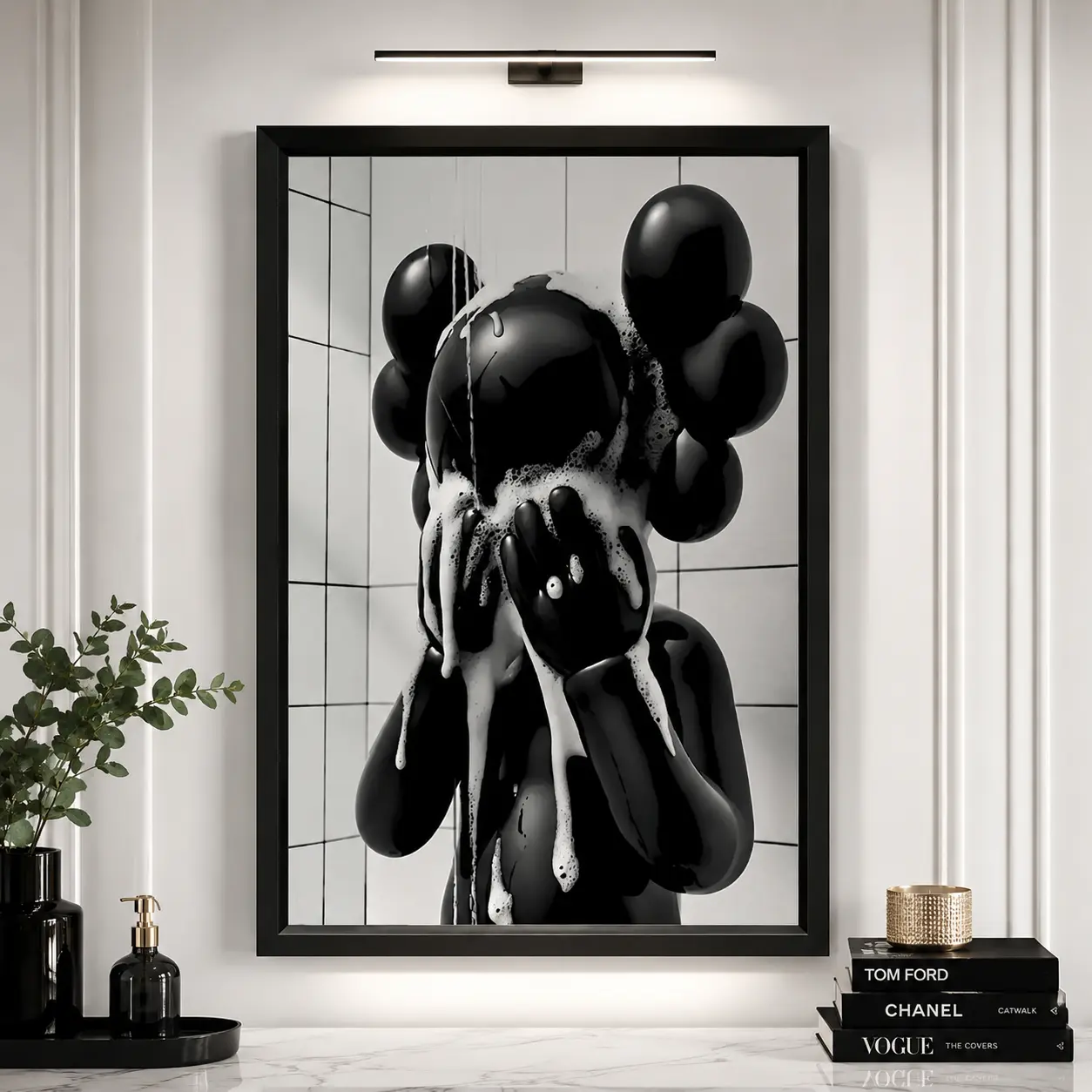 Hypebeast Street Wall Art, Modern Graffiti Canvas Poster, Urban Bathroom and Bedroom Decor, Funky Home Wall Decor, Trendy Anime Inspired Artwork, Street Style Room Decor, Cool Gift for Teens, Boys and Urban Art Lovers
