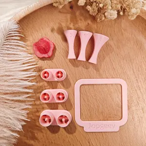 Stud Post Embedding Tool Set for Polymer Clay Earrings, 3D Printed Clay Jewelry Making Tools, Earring Post Embedder, Easy to Use and Store