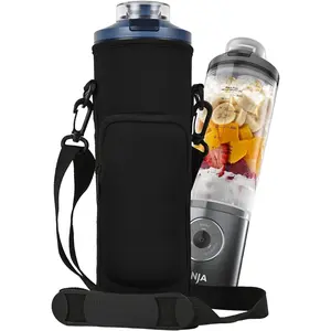 Portable Blender Storage Bag Sleeve with Shoulder Strap and Accessory Pocket, for Ninja Blast Max BC251NV/BC251GY/BC251MT/BC251PK/BC251LD Portable Blender