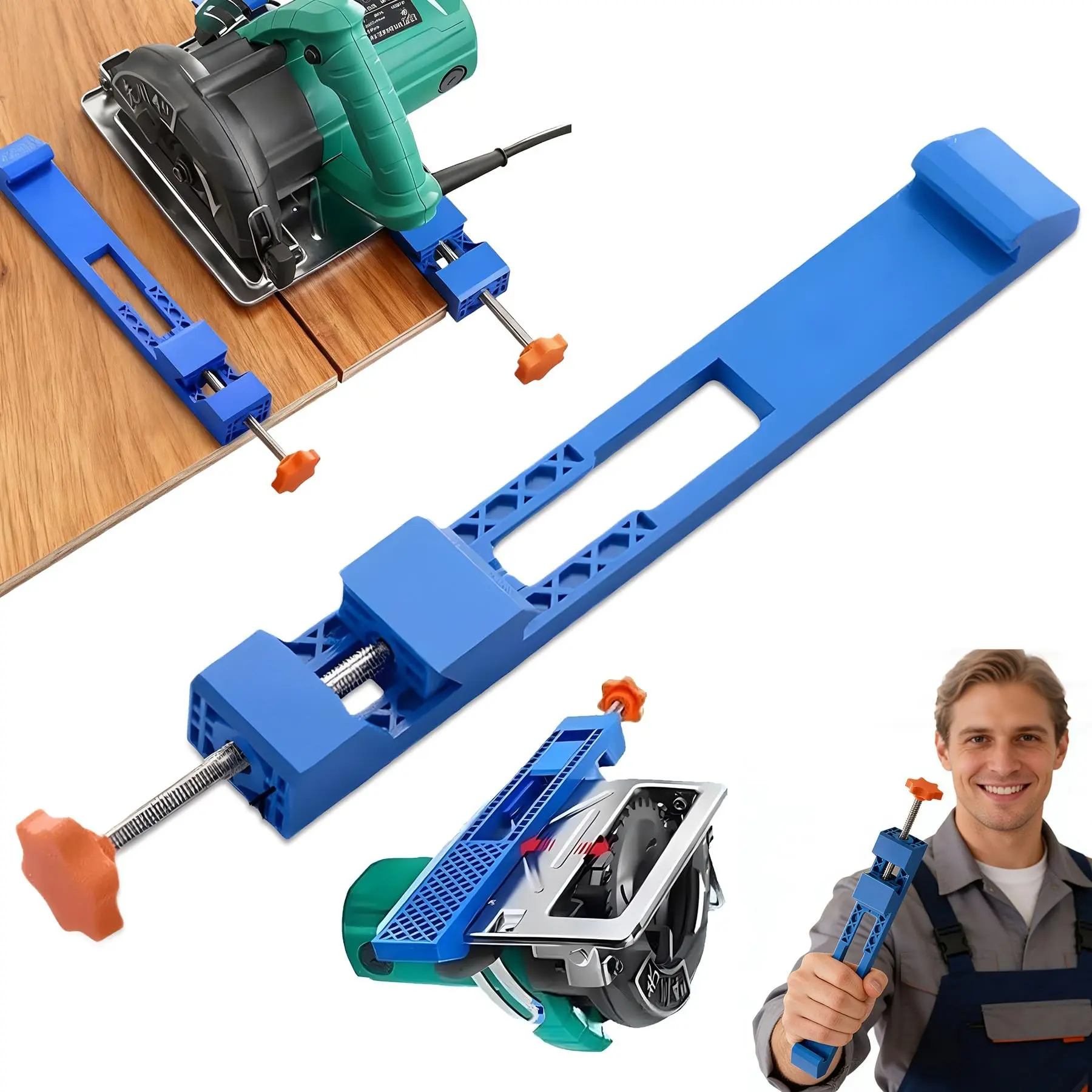 Adjustable Saw Base Guide Rail, Innovative Clamping Circular Saw Guide, Electric Saw Milling Positioning Fixture, Precision Wood Cutting Guide