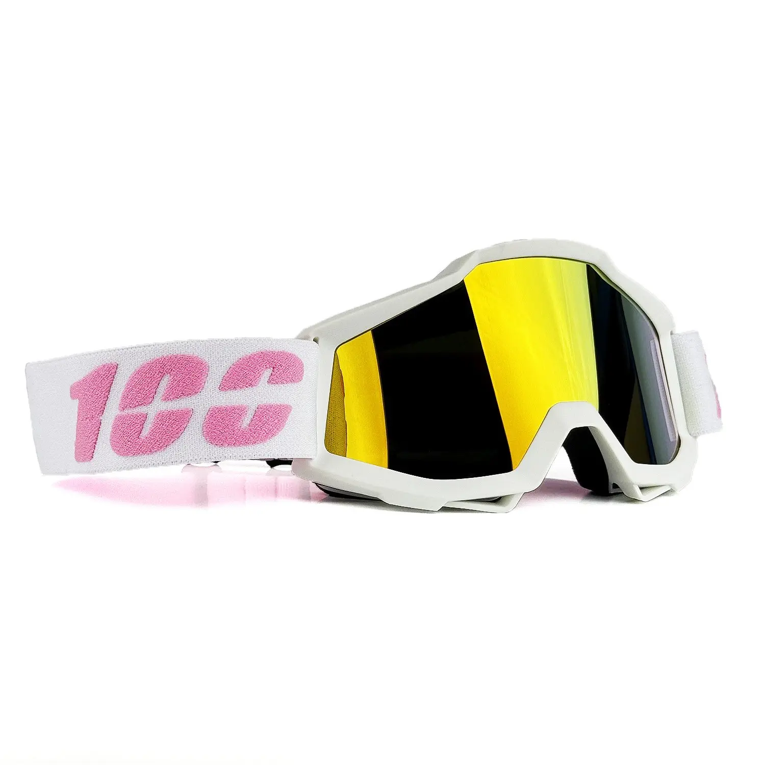 Professional Snow Goggles Anti Fog UV Protection Ski Goggles for Men & Women, Wide View Frameless Lens, Helmet Compatible for Skiing Snowboarding Motocross Outdoor Sports