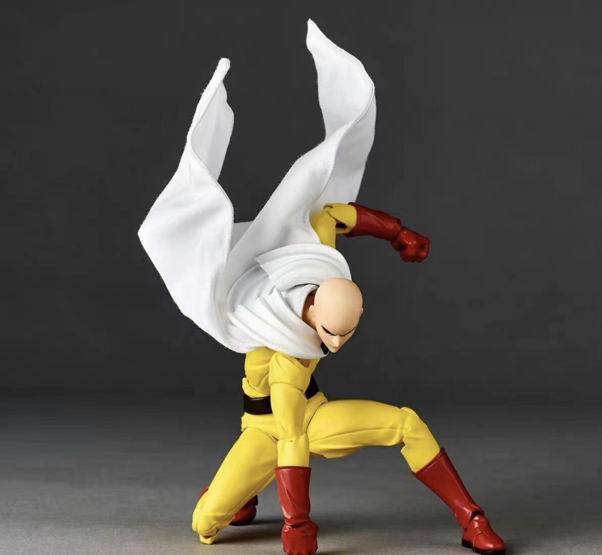 Original Kaiyodo One Punch Man Articulated Action Figure Model Toys Saitama Amazing Yamaguchi Revoltech Saitama Anime Collection