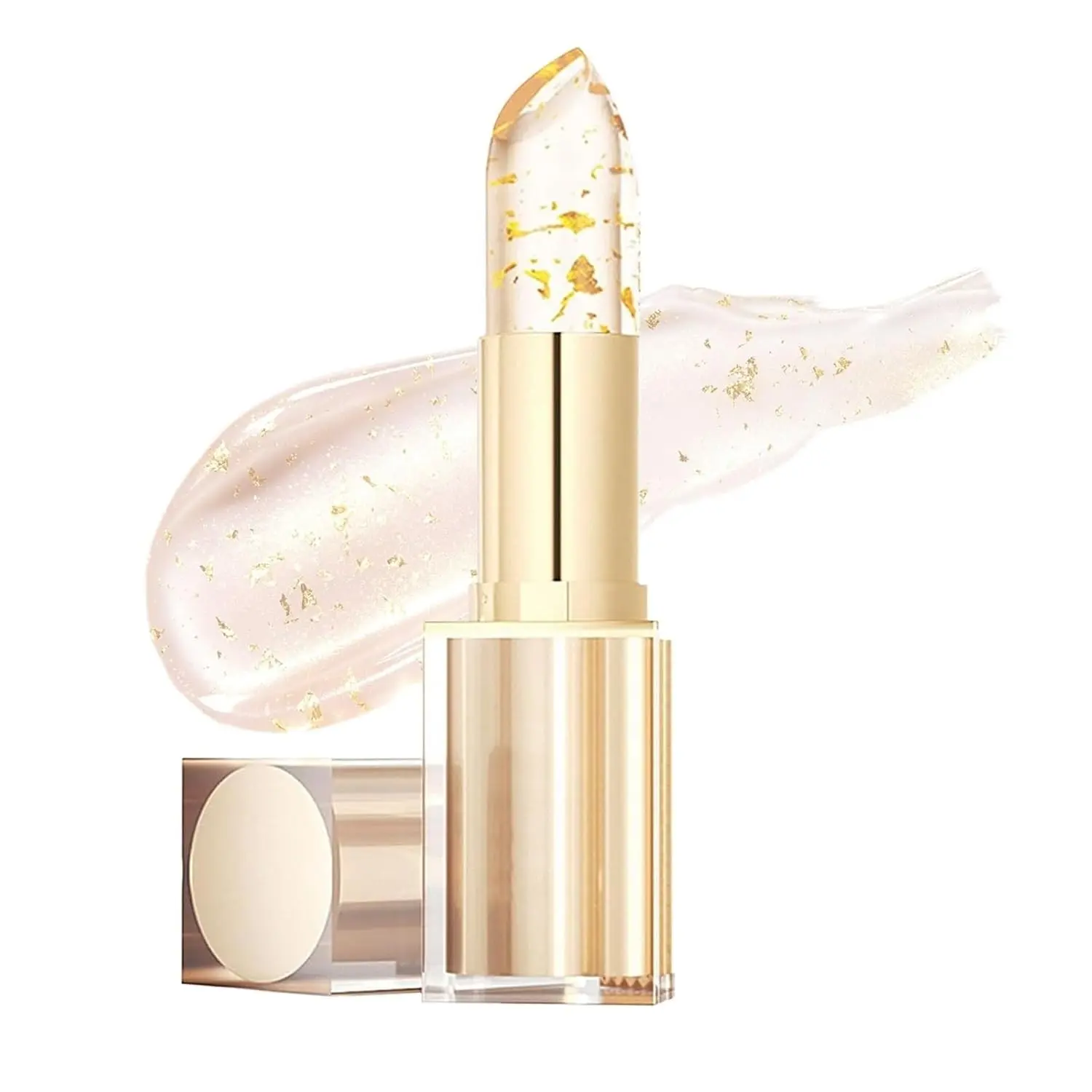 Color Changing Lipstick, Clear Lip-stick That Changes Color, Long-Lasting Hydrating Shine Lip Balm, Non-Sticky Lip Gloss Stick, Suitable for All Skin Tones