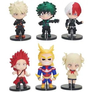 My Hero Academia Anime Figure Cute Deku Figurine Kawaii Midoriya Izuku PVE Model Toys Room Decor Exhibition Collectible for Gift