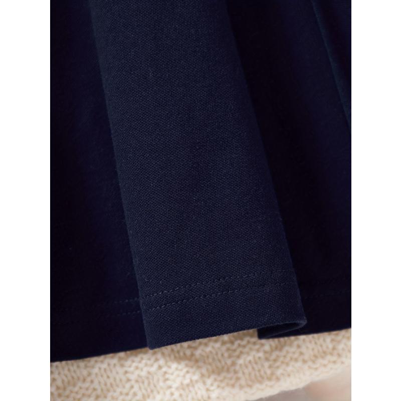 Girls' College-Style Heart-Shaped Pattern Dress Summer Children's Skirt Princess Uniform for Elementary School Students