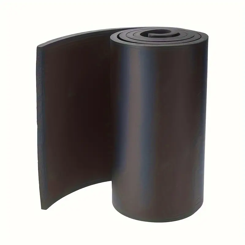 1.2cm Thickness Non-Adhesive Closed Cell Neoprene Foam Roll, Easy To Cut Soundproof Insulation Sponge Pad, Multipurpose Padding for Cosplay Prop, Project Table, Window AC & Roof Sealing