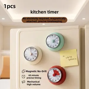 Multifunctional Kitchen Mechanical Timer, Cooking Reminder Alarm Clock, Student Self-Discipline Timer, Ideal for Cooking, Homework, Exercise