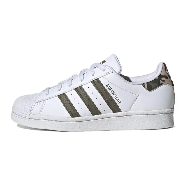adidas Superstar Big Kid 'White Camo' HQ4287