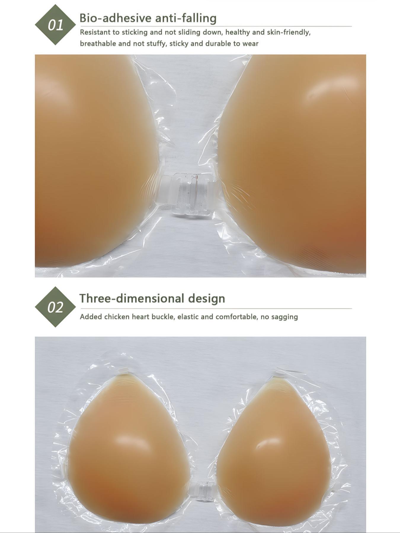 Invisible Silicone Bra with Transparent Strap, Women's Lingerie Accessories for Wedding, Beach & Parties, Invisible Bras