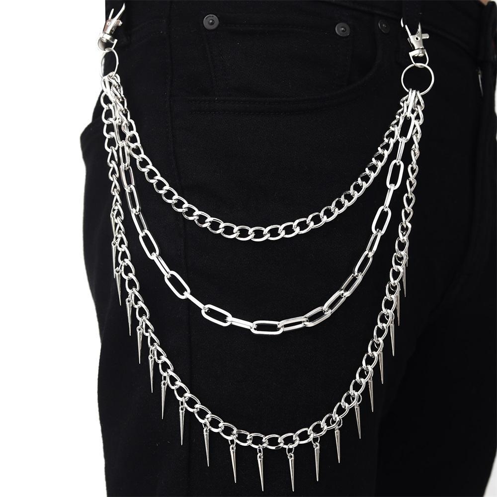 Punk Pants Chains Belt Chain for Man Women Jean Trousers Chains  Goth Jewelry Gothic Emo Scene Accessories