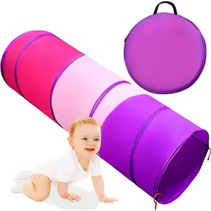 Kids Play Tunnel for Toddlers 1-3, Baby Crawling Toys for 1 2 3 4 Year Old Girl Boy Birthday Gift, 6 Foot Pop Up Tunnel, Indoor Outdoor Toddler Toys for Infant Children or Dogfidget toys