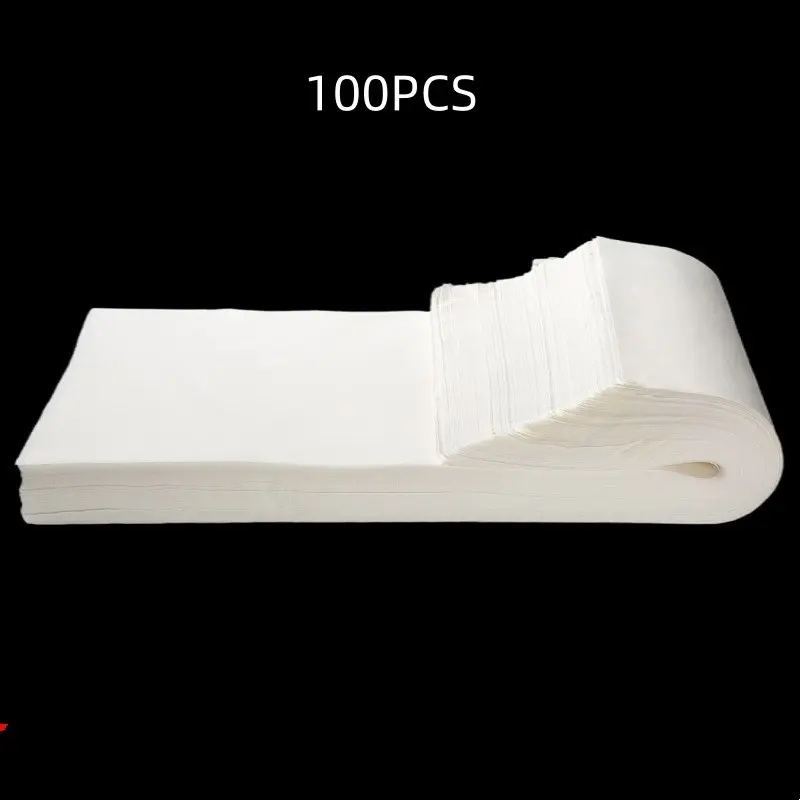 100pcs 27x57cm Strong Absorbent Soft Disposable Towels, Ideal for Beauty Salons, Hair Salons, Nail Salons, Foot Baths, Hotels, Travel, Home Cleaning