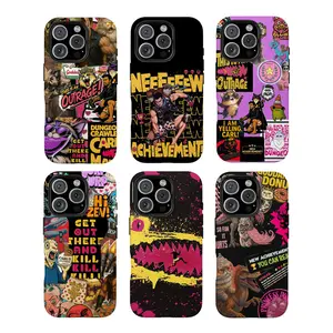 Y-Duuungeon Craw1err Carl Sticker Bomb Phone Case,Having good protective properties,for iPhone 16 15 14 13 12 11 17Pro Max,for Samsung S25 S24 S23 S22 Ultra,Protective Cover,give her/him a gift for Christmas and Th