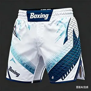 New MMA Heavyweight Fighting Men Summer Boxing Training Shorts Muay Thai Breathable Sports Pants Jujutsu Wrestling Shorts ﻿